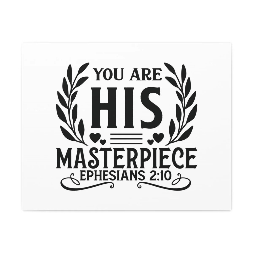 Scripture Walls Ephesians 2:10 His Masterpiece Vines Bible Verse Canvas